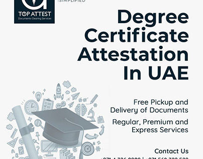Attestation services in Dubai for expats from USA.