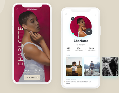 Profile Page design - Mobile