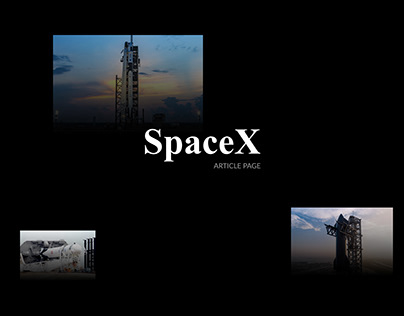 Design of an article about SpaceX