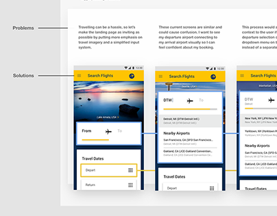 Expedia Flight Search Redesign