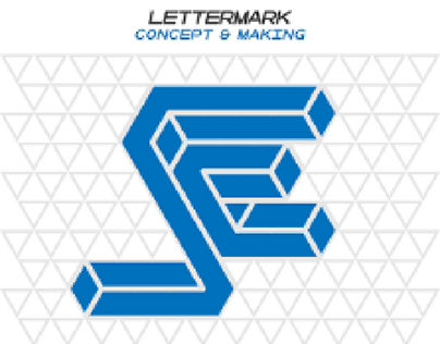 SHAUN CONYERS lettermark logo concept 3d