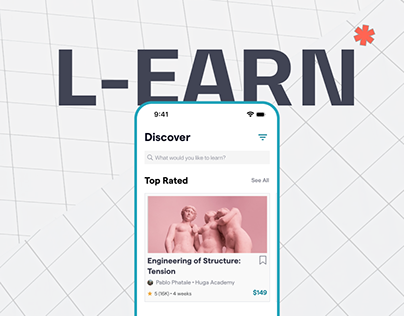 L-earn - E-learning Mobile App Case study