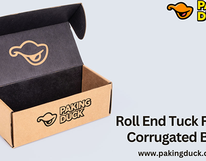 Roll End Tuck Front Corrugated Box | Paking Duck