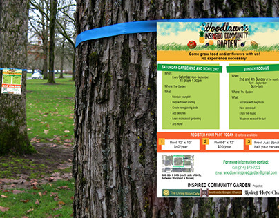 Woodlawn's Inspired Community Garden Flyer