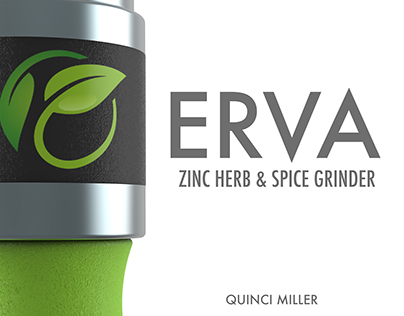 ERVA Zinc Herb & Spice Grinder