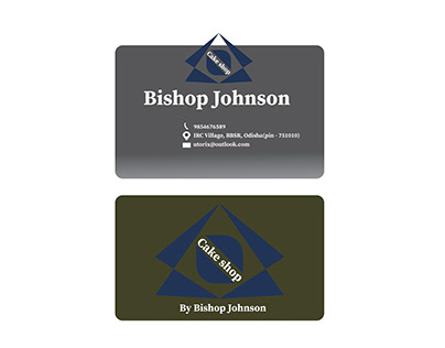BISHOP'S BUSINESS CARD