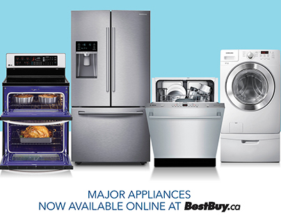 Best Buy Major Appliances Signage