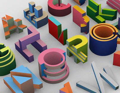3D Igarashi Letterform