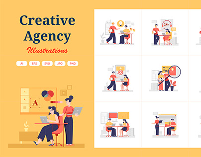 M351_Creative Agency Illustrations