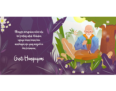 Gusti Hangayomi Quotes Illustration part 1