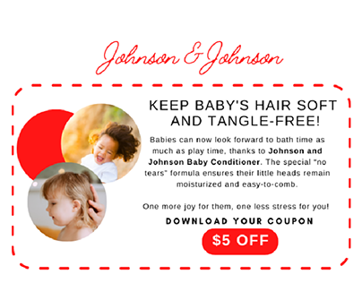 SPEC AD (EMAIL): Johnson and Johnson Baby Conditioner