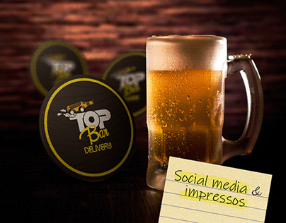 Top Bar Delivery - Social media & impressos