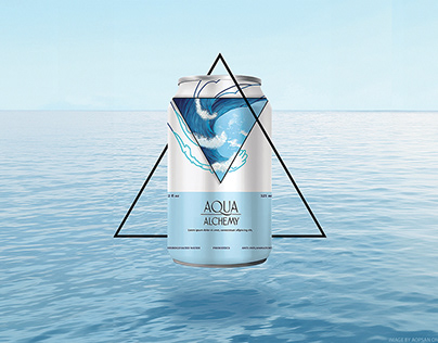 Aqua Alchemy Soda Can | Packaging Design