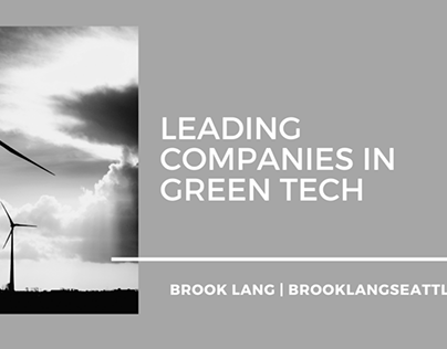 Leading Companies in Green Tech