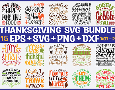 Thanksgiving Svg Bundle