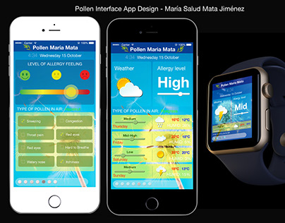 Pollen App Interface Design