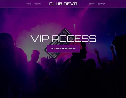 Club Devo Splash Screen
