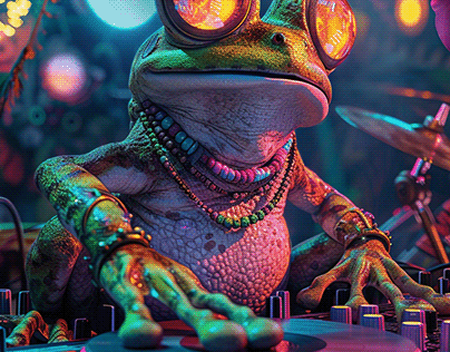 Frog the DJ makes our weekdays fun.