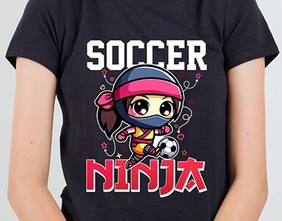 soccer Ninja T-shirt design