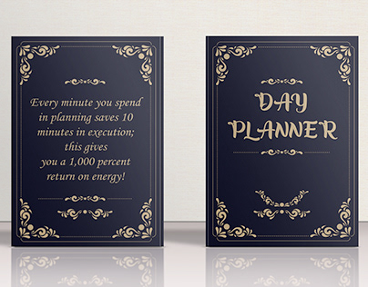 Day Planner Paperback Cover