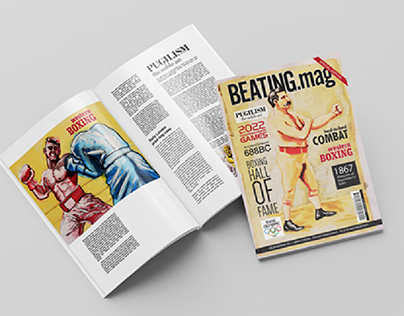 Editorial Illustration -- Fight's Magazine