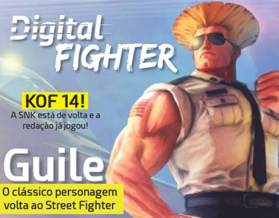 Projeto Revista Digital Fighter, sobre jogos de luta.