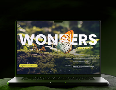 Nature Documentary Website UI Design
