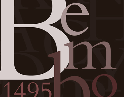 Bembo Typeface Poster