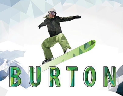 Burton Snowboard Ad