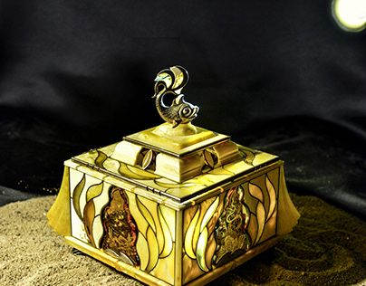 Jewelry box "Goldfish"