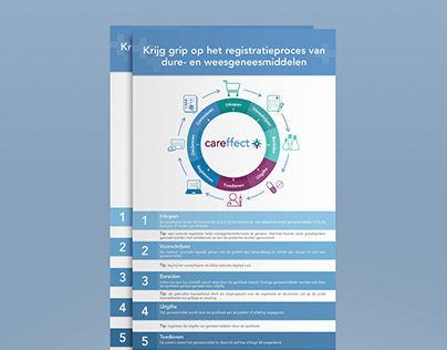 Infographic and flyer for a Dutch Consulting Company