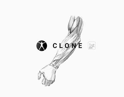 Drawing + poster & logo design // CLONE Robotics