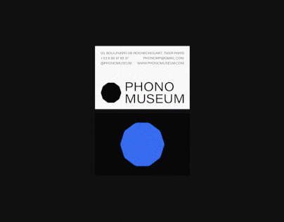 Phono Museum - Rebranding concept