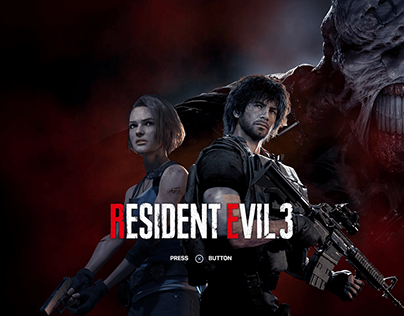 Resident Evil 3 - UI Menu Animation with Adobe XD