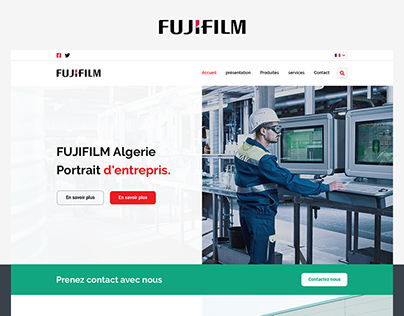 Fujifilm Algerie Website ReDesign