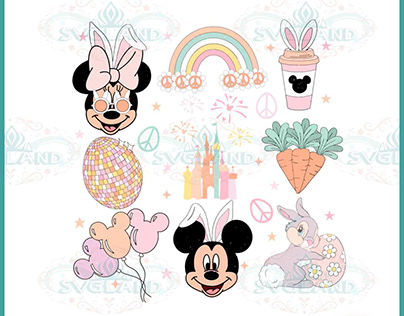 Grovy Magical Easter Egg Happy Easter Disney Cartoon