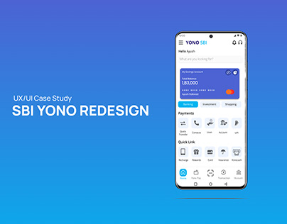 SBI Yono Redesign- UX/UI Case study