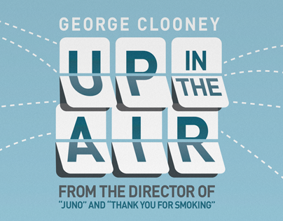 Up in the Air Rebrand: Poster, Motion Title, and DVD