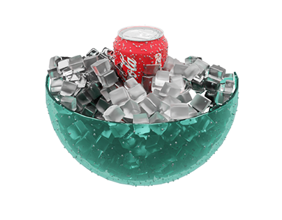 Coca Cola 3D design