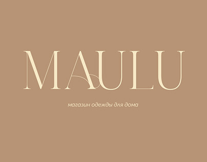 Разработка логотипа для магазина одежды MAULU