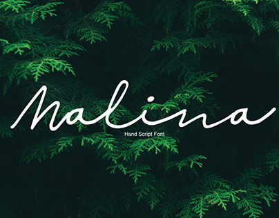 Free font Malina