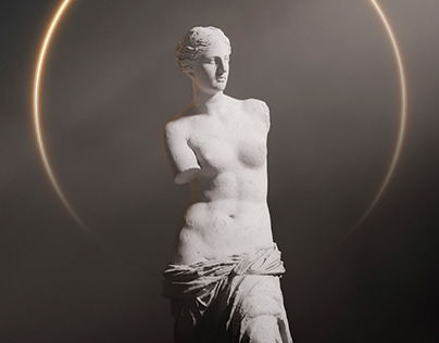 Venus de Milo. CGI.