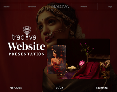TRADIVA- website presentation UI/UX DESIGN