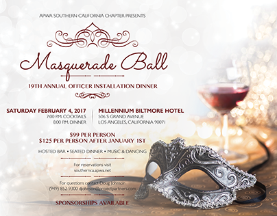 Masquerade Ball Event Flyer