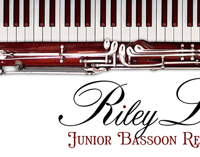 Junior Bassoon Recital Poster