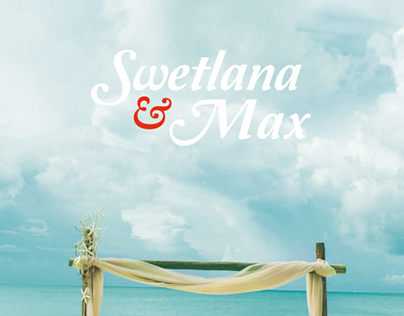 Swetlana & Max Beach Wedding Stationary