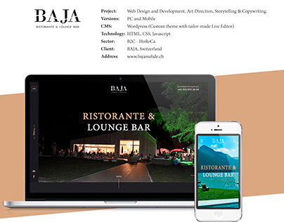 Web Design and Development - Restaurant in Switzerland