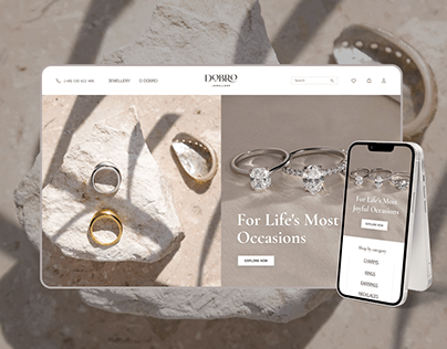 Jewellery | E-commerce redesign concept