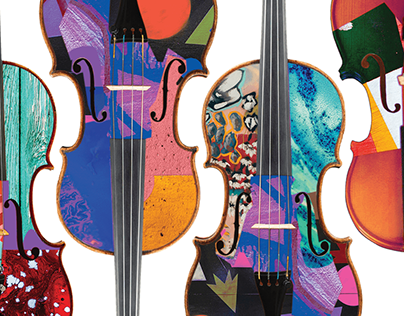 Painted Violin Extravaganza!