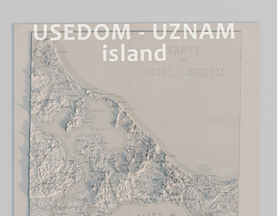3D MAP | Usedom-Uznam Island | QGIS&Blender
